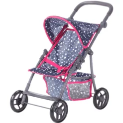 Jollein Winkel 15 Knorr® Toys Poppenbuggy Liba - Star Blue