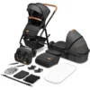 Lionelo Combi Kinderwagen Amber 2 In 1 Grey Graphite