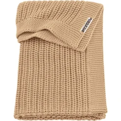 Meyco Babydeken Gebreid Visgraat Warm Sand 100 X150 Cm