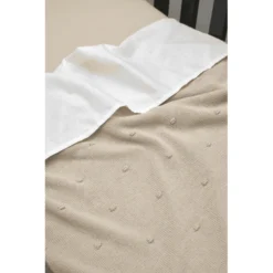 MEYCO Babydeken Klein Mini Knots Sand 75 X 100 Cm -Jollein Winkel meyco babydeken klein mini knots sand 75 x 100 cm a388565 2