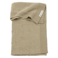 MEYCO Babydeken Klein Mini Knots Sand 75 X 100 Cm