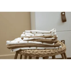 Meyco Muslin Washandjes 3-Pack Mini Panter Toffee -Jollein Winkel meyco muslin washandjes 3 pack mini panter toffee a379500 2