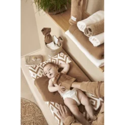 Meyco Muslin Washandjes 3-Pack Mini Panter Toffee -Jollein Winkel meyco muslin washandjes 3 pack mini panter toffee a379500 4