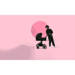 MOON Kinderwagen Resea Edition+ Antraciet/ Black Chroom -Jollein Winkel moon kinderwagen resea edition antraciet black chroom a400864 4