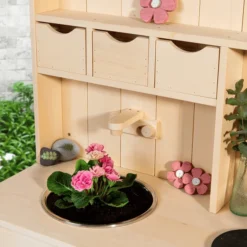 MUDDY BUDDY Buitenspeelkeuken "Explorer" Naturel -Jollein Winkel muddy buddy buitenspeelkeuken explorer naturel a412339 2