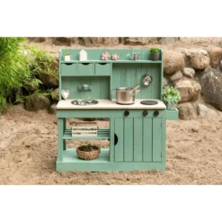 MUDDY BUDDY Buitenspeelkeuken "Explorer" Saliegroen -Jollein Winkel muddy buddy buitenspeelkeuken explorer saliegroen a412341 4
