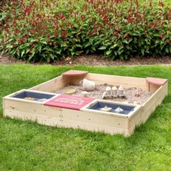 MUDDY BUDDY Zandbak "Beach Rebel" Naturel Poederroze -Jollein Winkel muddy buddy zandbak beach rebel naturel poederroze a412387 4