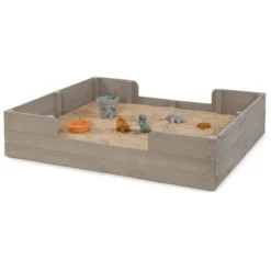 MUDDY BUDDY Zandbak Met Tent "Dino Lover" Warm Grijs -Jollein Winkel muddy buddy zandbak met tent dino lover warm grijs a412731 2