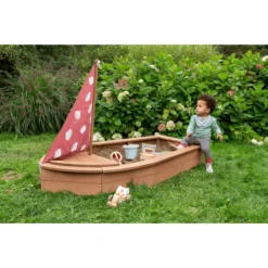 MUDDY BUDDY Zandbak "Seashell Diver" Cacaobruin -Jollein Winkel muddy buddy zandbak seashell diver cacaobruin a412344 2