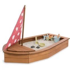 MUDDY BUDDY Zandbak "Seashell Diver" Cacaobruin -Jollein Winkel muddy buddy zandbak seashell diver cacaobruin a412344 3