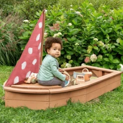 MUDDY BUDDY Zandbak "Seashell Diver" Cacaobruin -Jollein Winkel muddy buddy zandbak seashell diver cacaobruin a412344 4