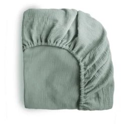 Mushie Hoeslaken Mousseline Roman Green 60 X 120 Cm -Jollein Winkel mushie hoeslaken mousseline roman green 60 x 120 cm a399692 1