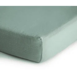 Mushie Hoeslaken Mousseline Roman Green 60 X 120 Cm -Jollein Winkel mushie hoeslaken mousseline roman green 60 x 120 cm a399692 4