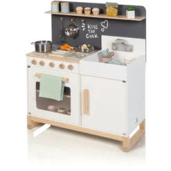 Jollein Winkel 27 MUSTERKIND Speelkeuken Wit/natuurlijke