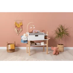 MUSTERKIND ® Viola Poppen Verschoon Unit Naturel/wit -Jollein Winkel musterkind viola poppen verschoon unit naturel wit a326691 4