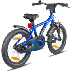 PROMETHEUS BICYCLES ® Kinderfiets 16", Blauw Zwart Met Zijwieltjes -Jollein Winkel prometheus bicycles kinderfiets 16 blauw zwart met zijwieltjes a376639 4