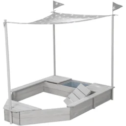 Roba Zandbak Schip Incl. Zonneluifel -Jollein Winkel roba zandbak schip incl zonneluifel a284395 3