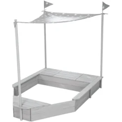 Roba Zandbak Schip Incl. Zonneluifel -Jollein Winkel roba zandbak schip incl zonneluifel a284395 4