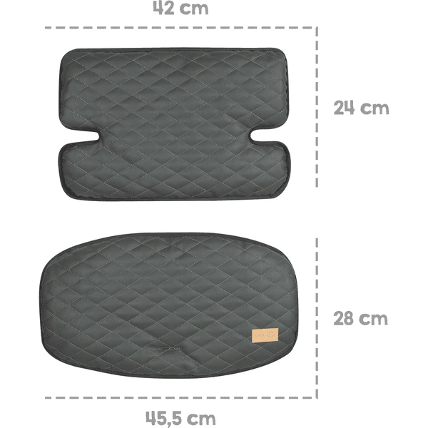 Roba Zitverkleiner 2-delig Sit Up Luxe Graphite Gewatteerd 5 Roba Zitverkleiner 2-delig Sit Up Luxe Graphite Gewatteerd - Afbeelding 5