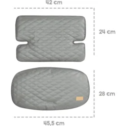 Roba Zitverkleiner 2-delig Sit Up Luxe Stone Gewatteerd -Jollein Winkel roba zitverkleiner 2 delig sit up luxe stone gewatteerd a411694 4