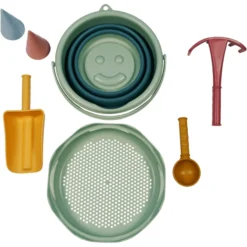 Schildkröt S CHILD KRÖT ® 7in1 Sand Speelgoed Opvouwbare Emmer Set Groen -Jollein Winkel s child kroet 7in1 sand speelgoed opvouwbare emmer set groen a398113 3