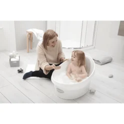 Shnuggle® Shnuggle ® Peuterbad Wit / Lichtgrijs -Jollein Winkel shnuggle peuterbad wit lichtgrijs a359057 3