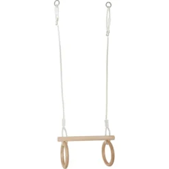 Small Foot ® Trapeze Met Houten Turnringen