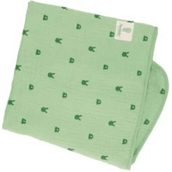 Sterntaler Mousseline Knuffeldeken Kinni+Kalla Medium Groen 120 X 120 Cm