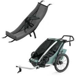 THULE Kinderfietskar Chariot Cross 1 Alaska Inclusief Infant Sling Babyzitje