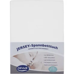 Urra Jersey Hoeslaken 70 X 140 Cm Wit -Jollein Winkel urra jersey hoeslaken 70 x 140 cm wit a319047 4