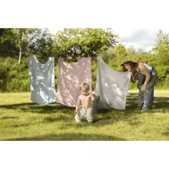 VINTER& BLOOM Mousseline Dekbed GOTS Duif Grijs -Jollein Winkel vinter bloom mousseline dekbed gots duif grijs a303798 3